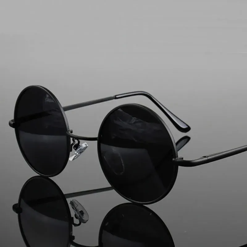 Retro Vintage Round Polarized Sunglasses for Men and Women