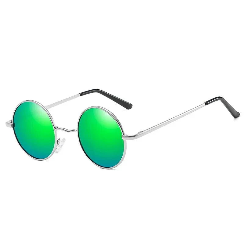 Retro Vintage Round Polarized Sunglasses for Men and Women