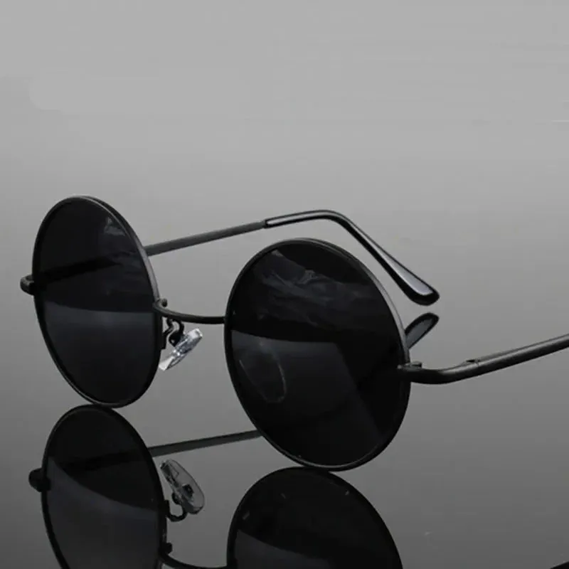 Retro Vintage Round Polarized Sunglasses for Men and Women