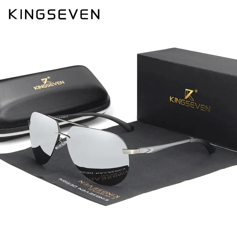 RetroHD Rimless Polarized Sunglasses