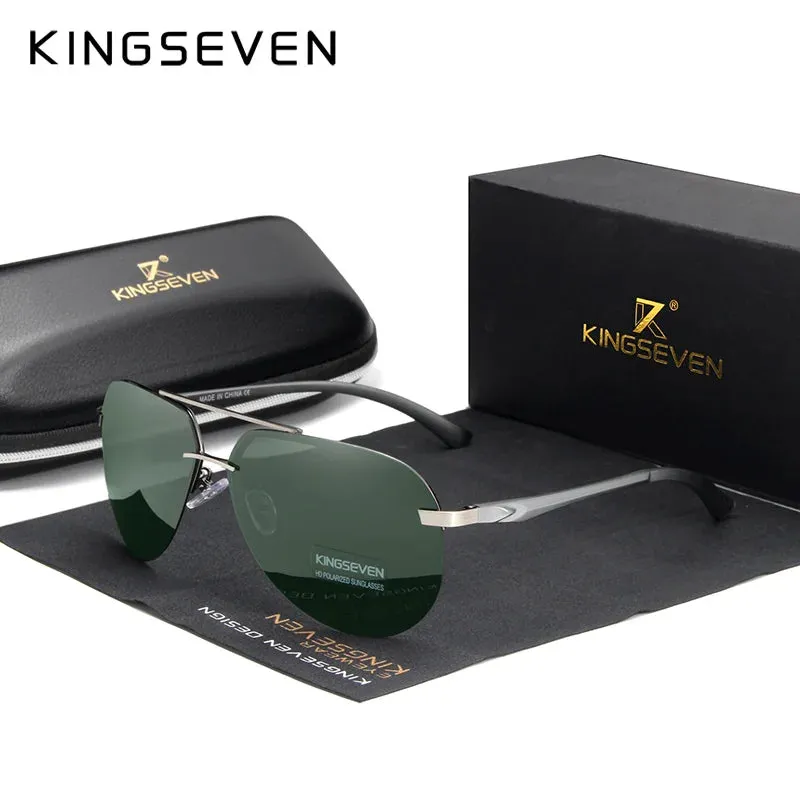 RetroHD Rimless Polarized Sunglasses