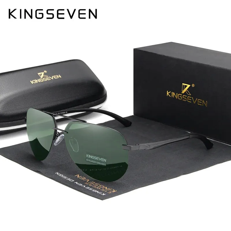RetroHD Rimless Polarized Sunglasses