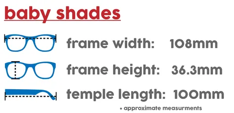 Ro Sham Bo McFly Red Shades (Min. of 2 Per Color/Style, multiples of 2)