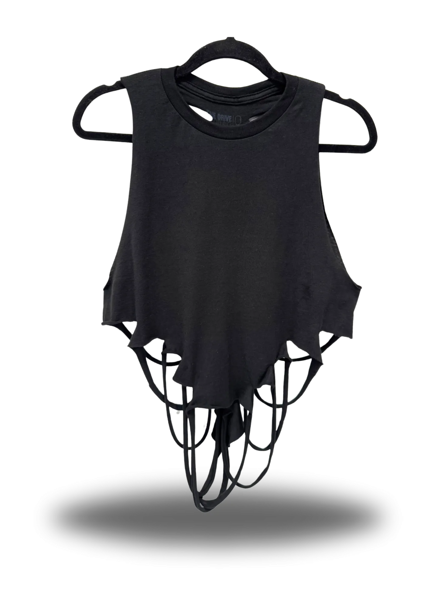 ROAD RASH BLACK CROP TANK TOP 5.0