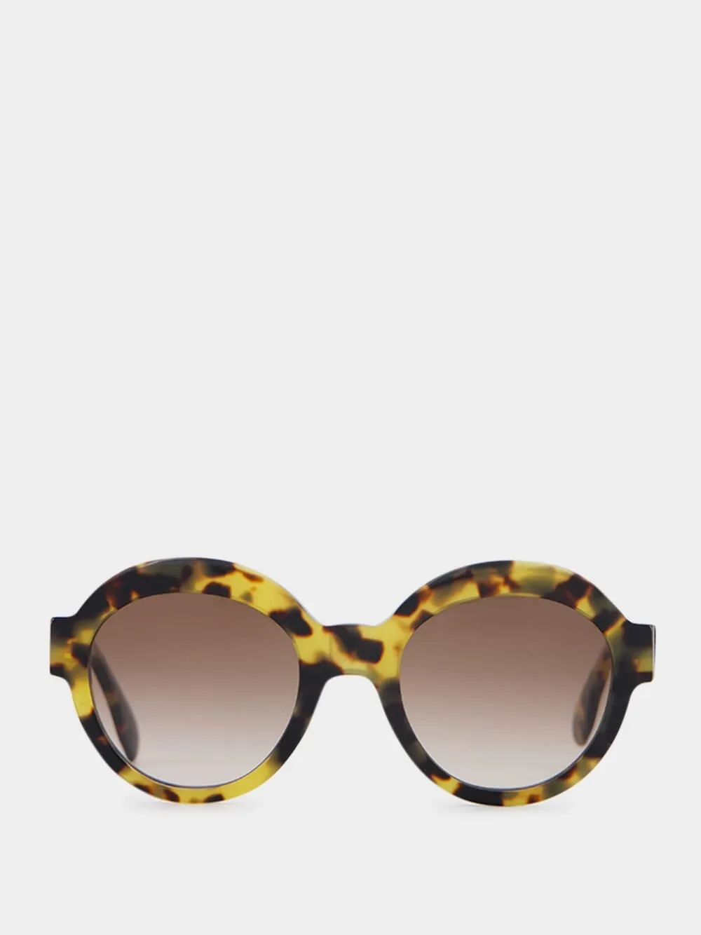 Round acetate sunglasses