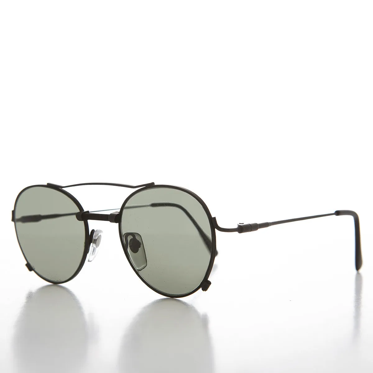 Round Aviator with Industrial Accents - Ray