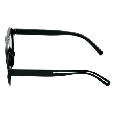 Round Black And Black Sunglasses For Men And Women-Unique and Classy
