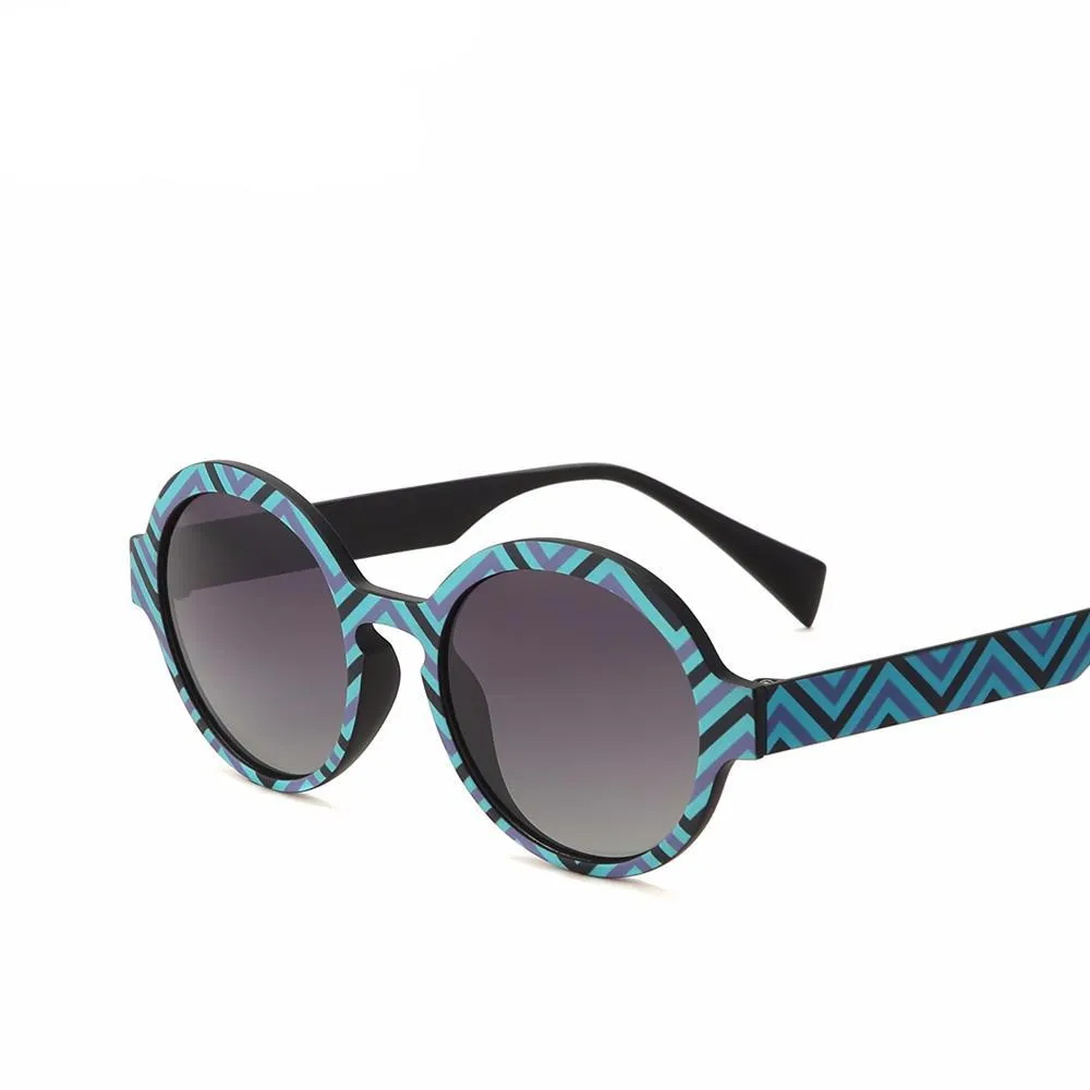 Round Fashion Polarized Women's Sunglasses