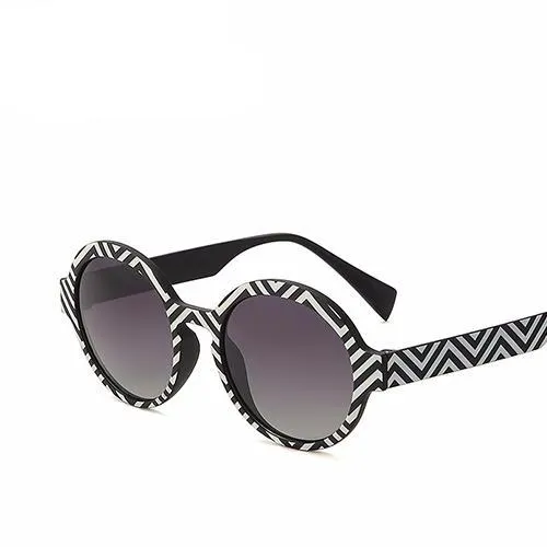 Round Fashion Polarized Women's Sunglasses