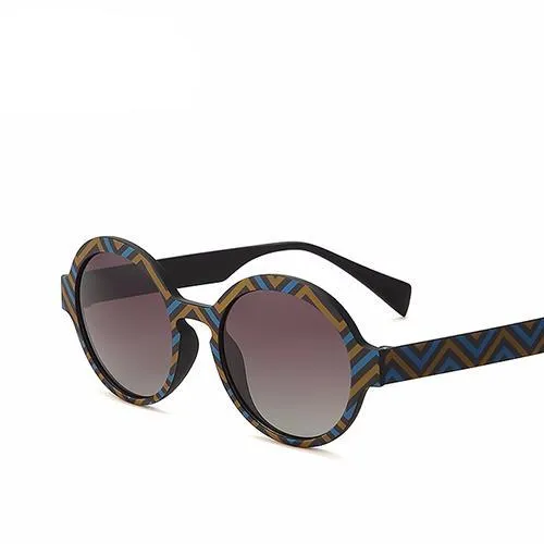 Round Fashion Polarized Women's Sunglasses