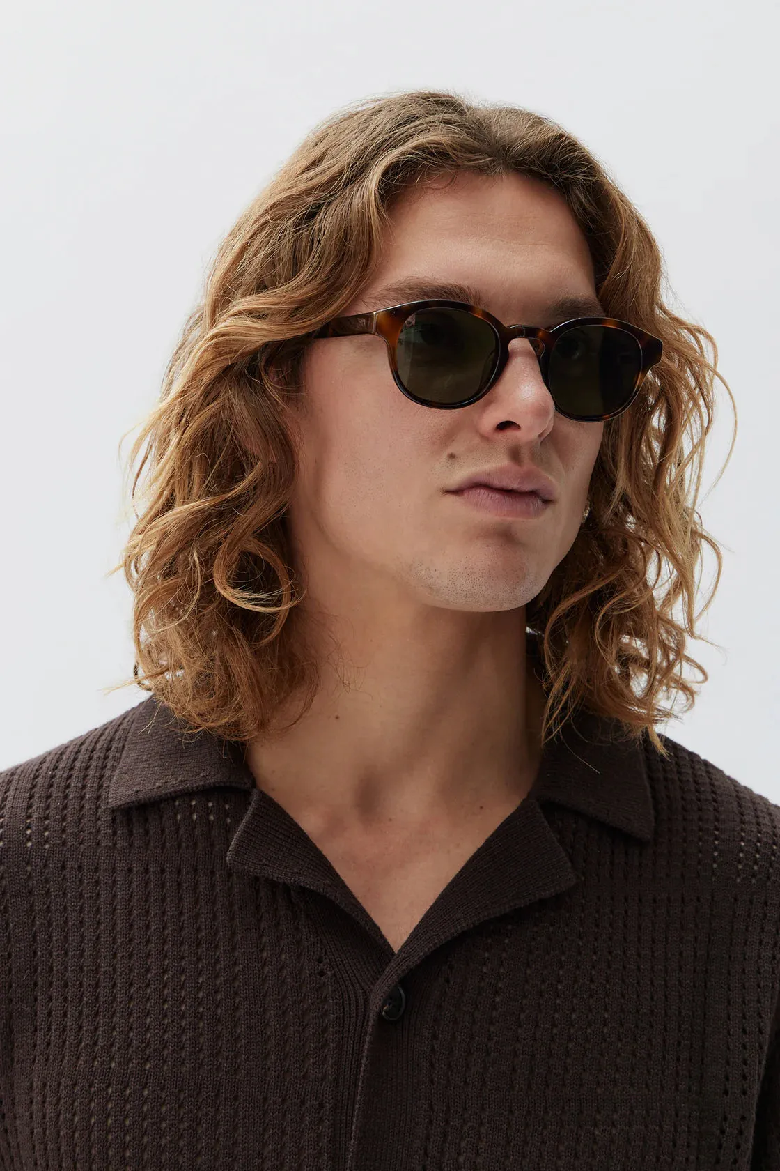 Round Frame Sunglasses Tort