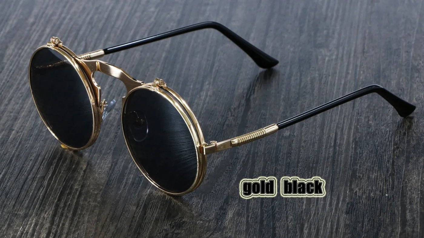 Round Metal Women Style Retro SUNGLASSES