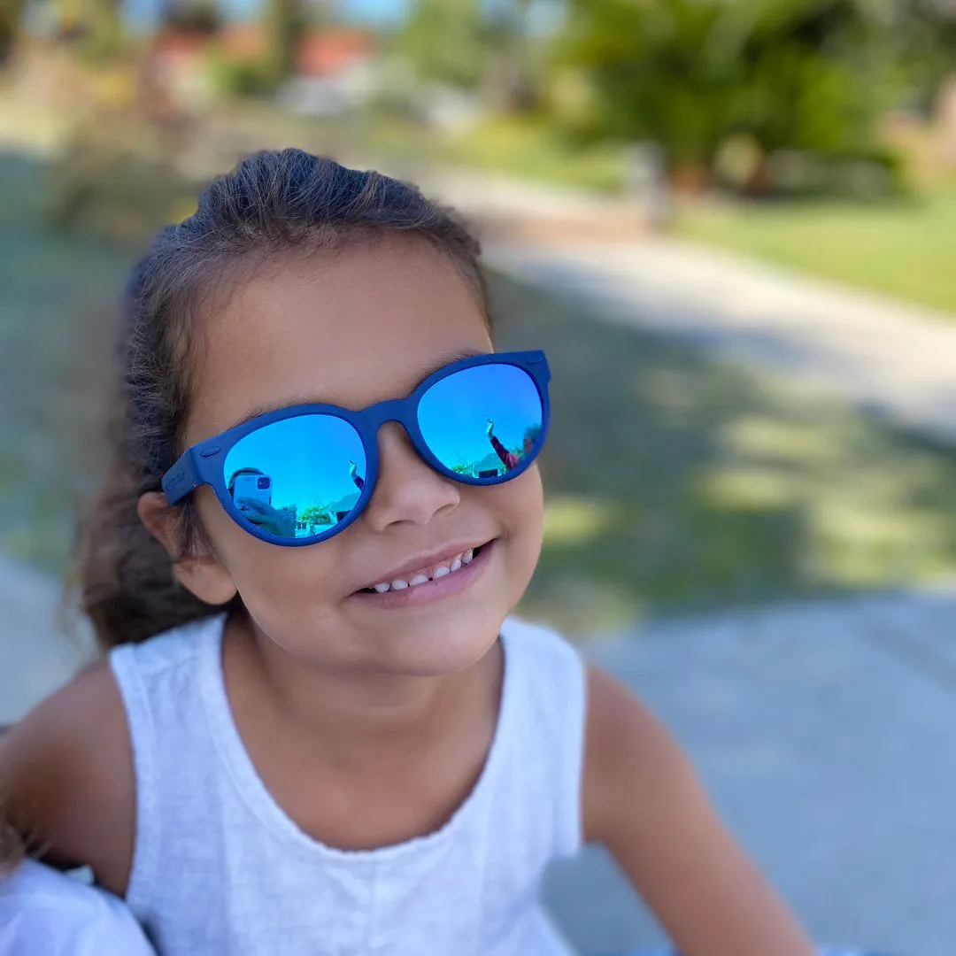 Round Replacement Lens Set | Mirrored Blue