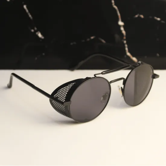 Round Steampunk Sunglasses For Men And Women-Unique and Classy