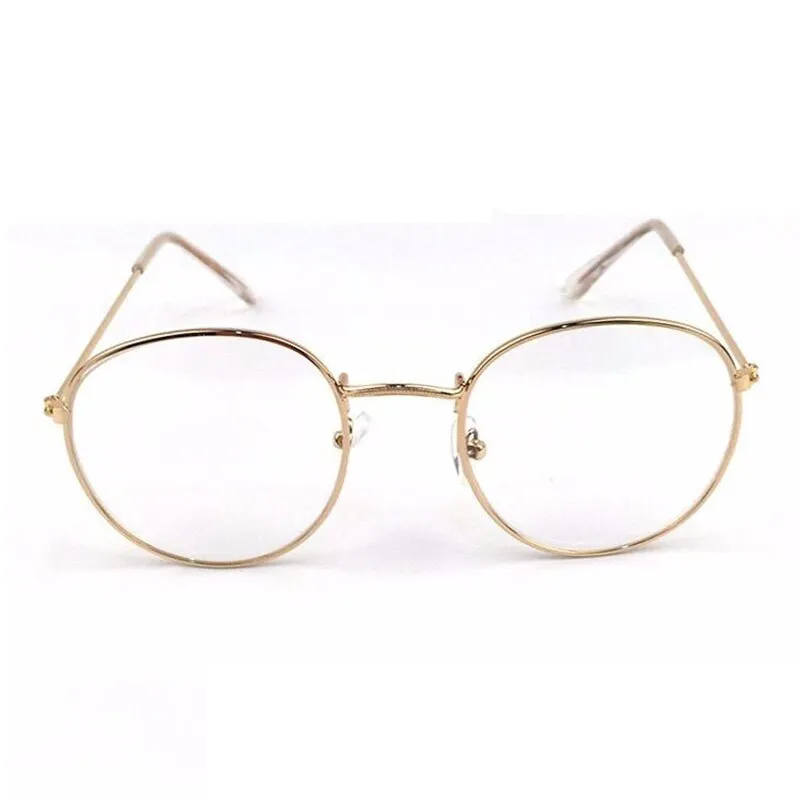 Round Sunglasses Woman Brand Designer Alloy Mirror Ray
