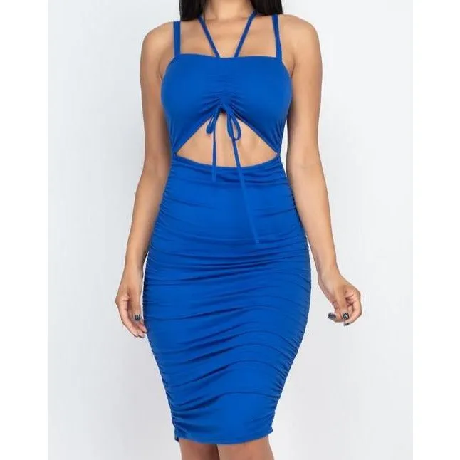 Ruched Bodycon Dress