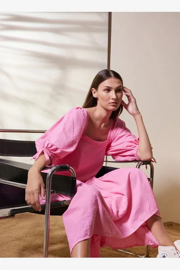 RUE STIIC LYRA MAXI DRESS - PEONY PINK