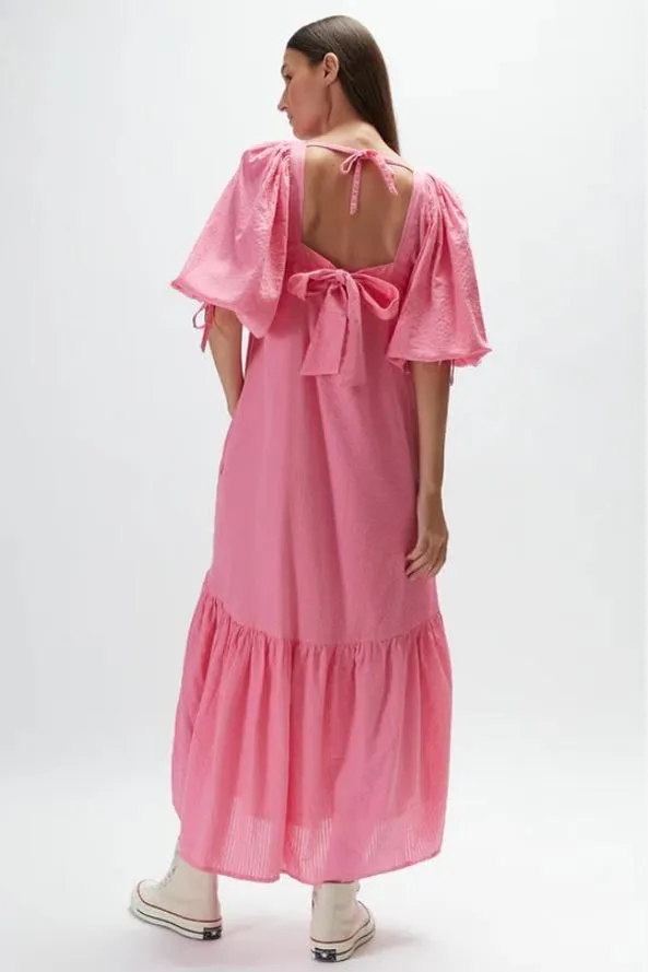 RUE STIIC LYRA MAXI DRESS - PEONY PINK