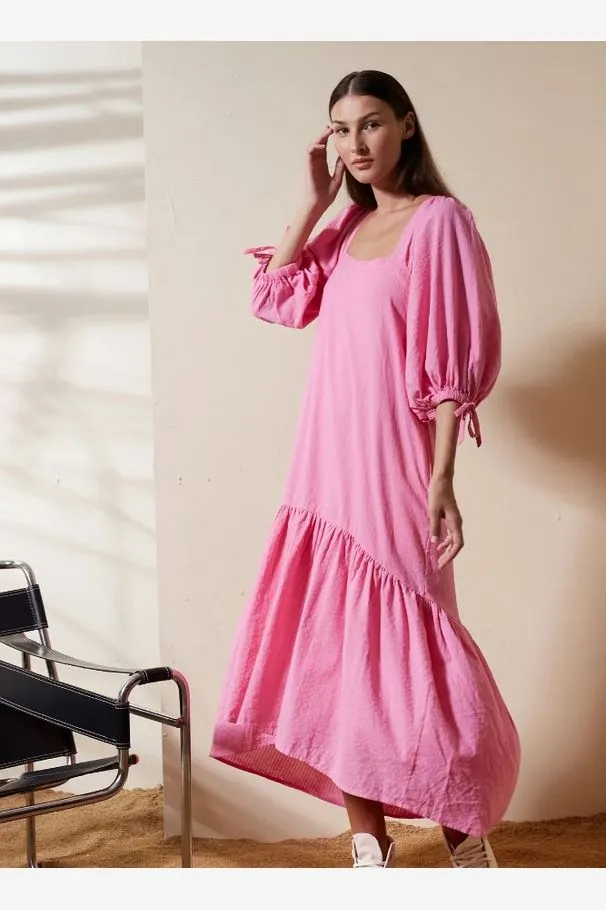 RUE STIIC LYRA MAXI DRESS - PEONY PINK