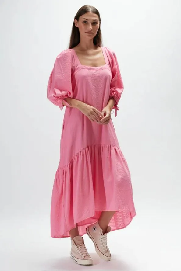 RUE STIIC LYRA MAXI DRESS - PEONY PINK
