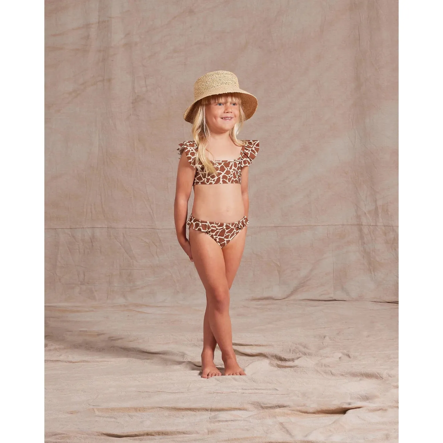 Rylee & Cru Giraffe Spots Hanalei Bikini