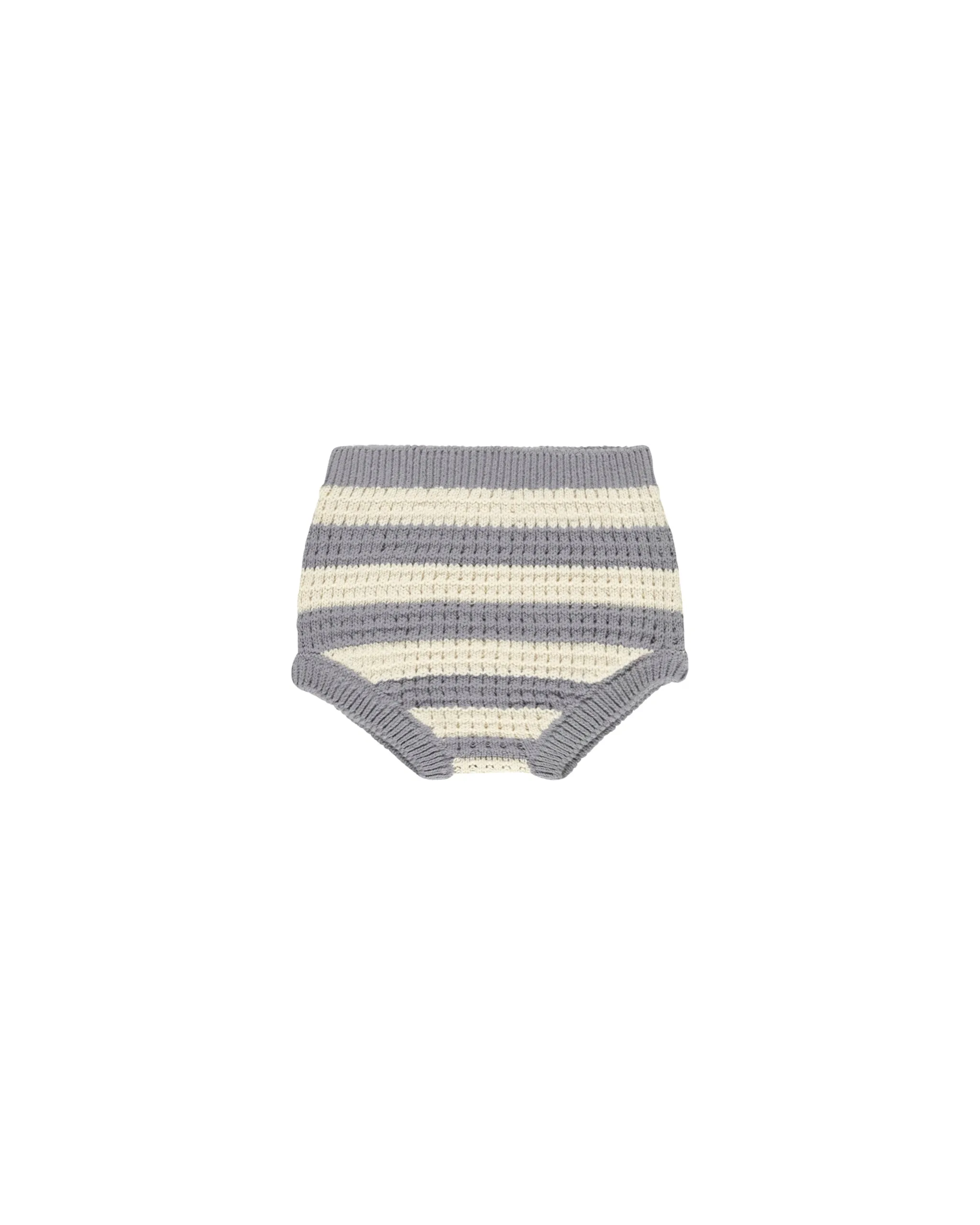 RYLEE   CRU Knit Bloomer || Dusty Blue Stripe