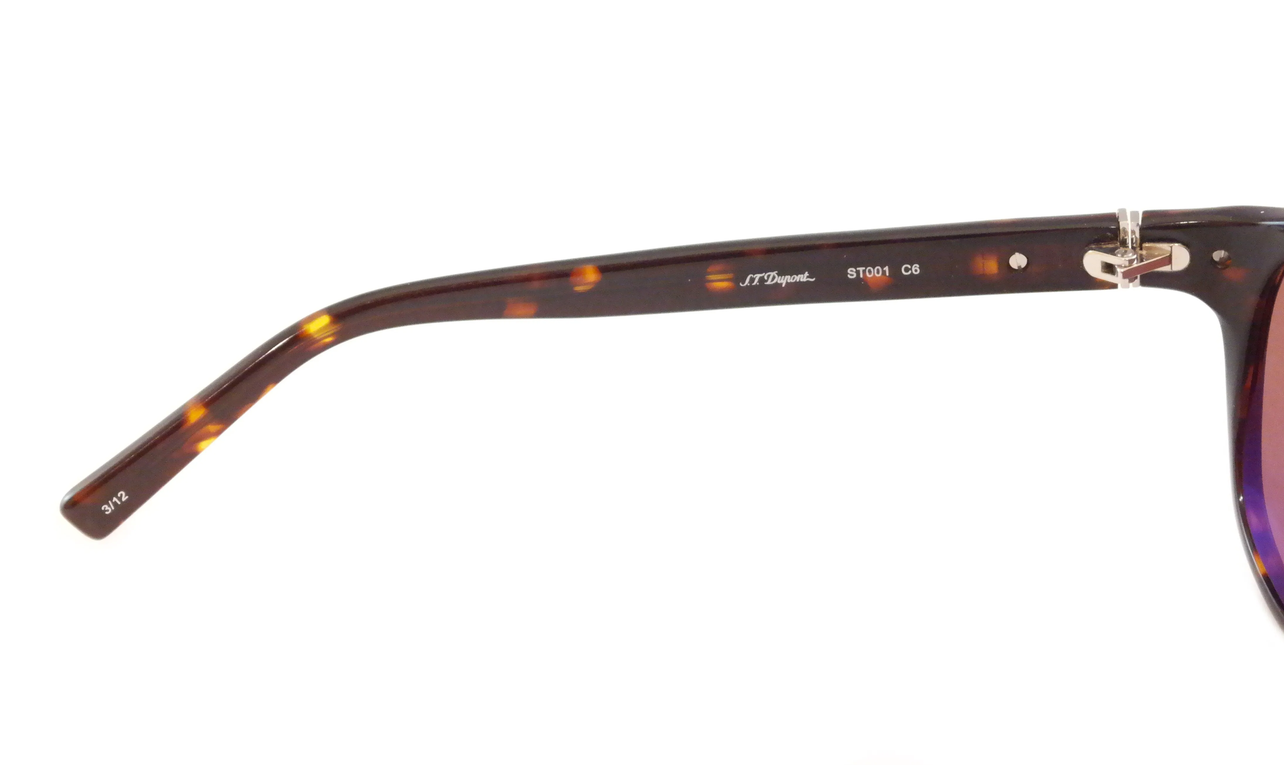S. T. Dupont 100% UV Sunglasses in Purple, Gray, Black and Brown
