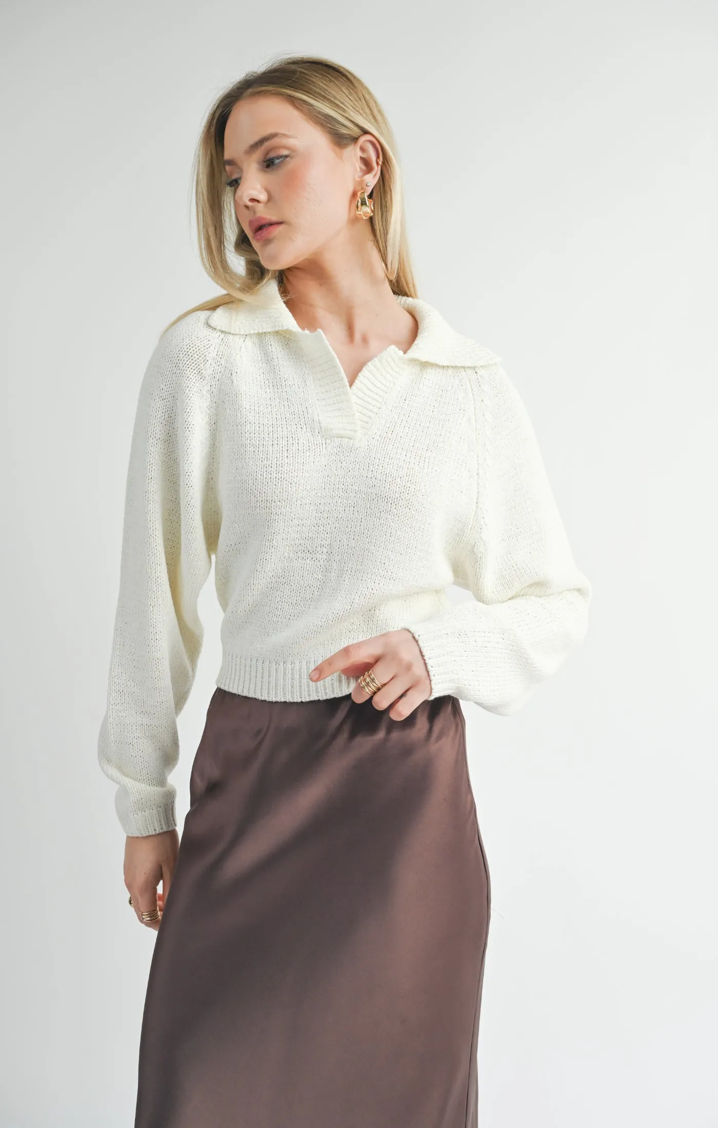 Sage The Label Scarlet Collared L/S Sweater