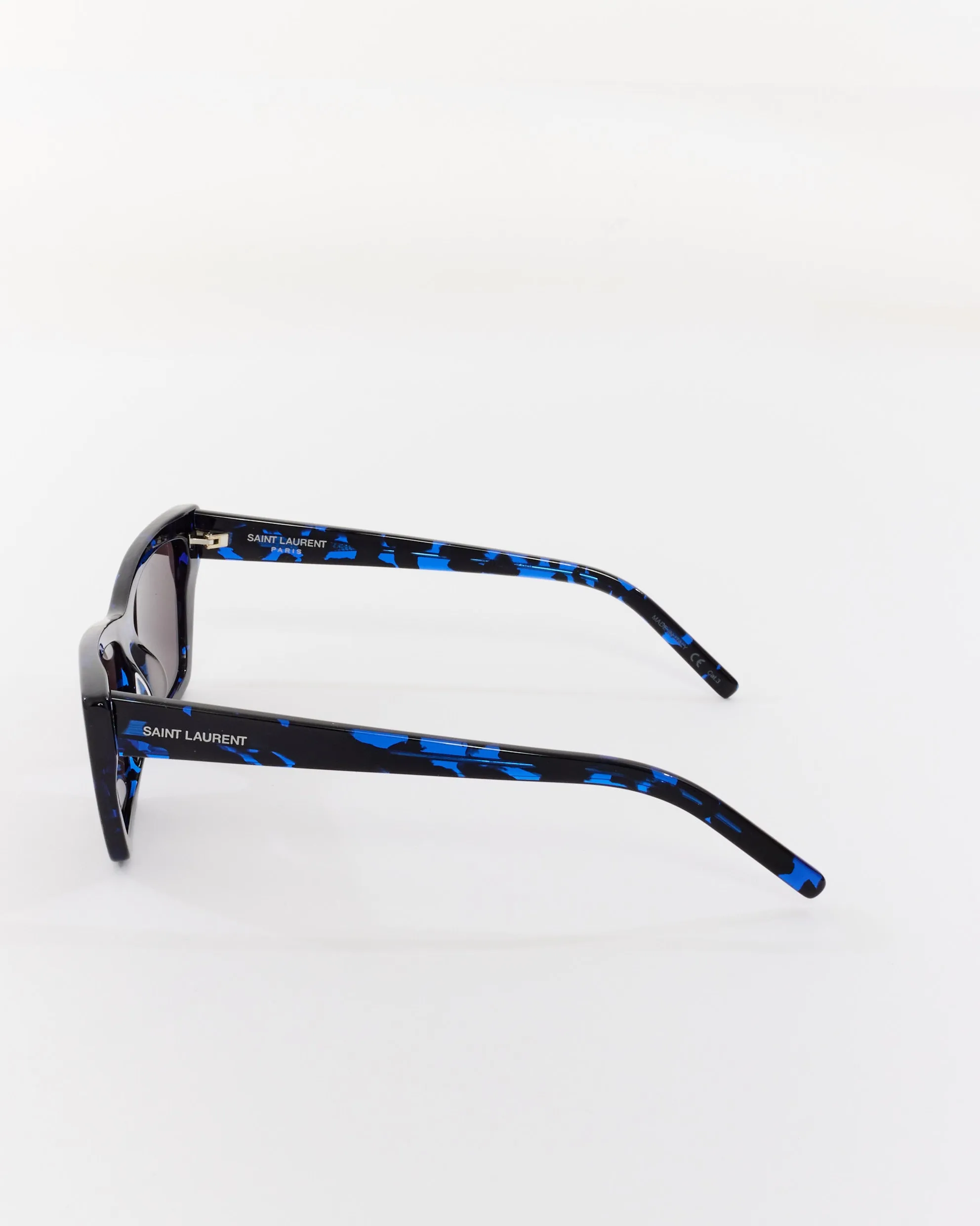 Saint Laurent Blue & Black Havana SL 276 Mica Sunglasses