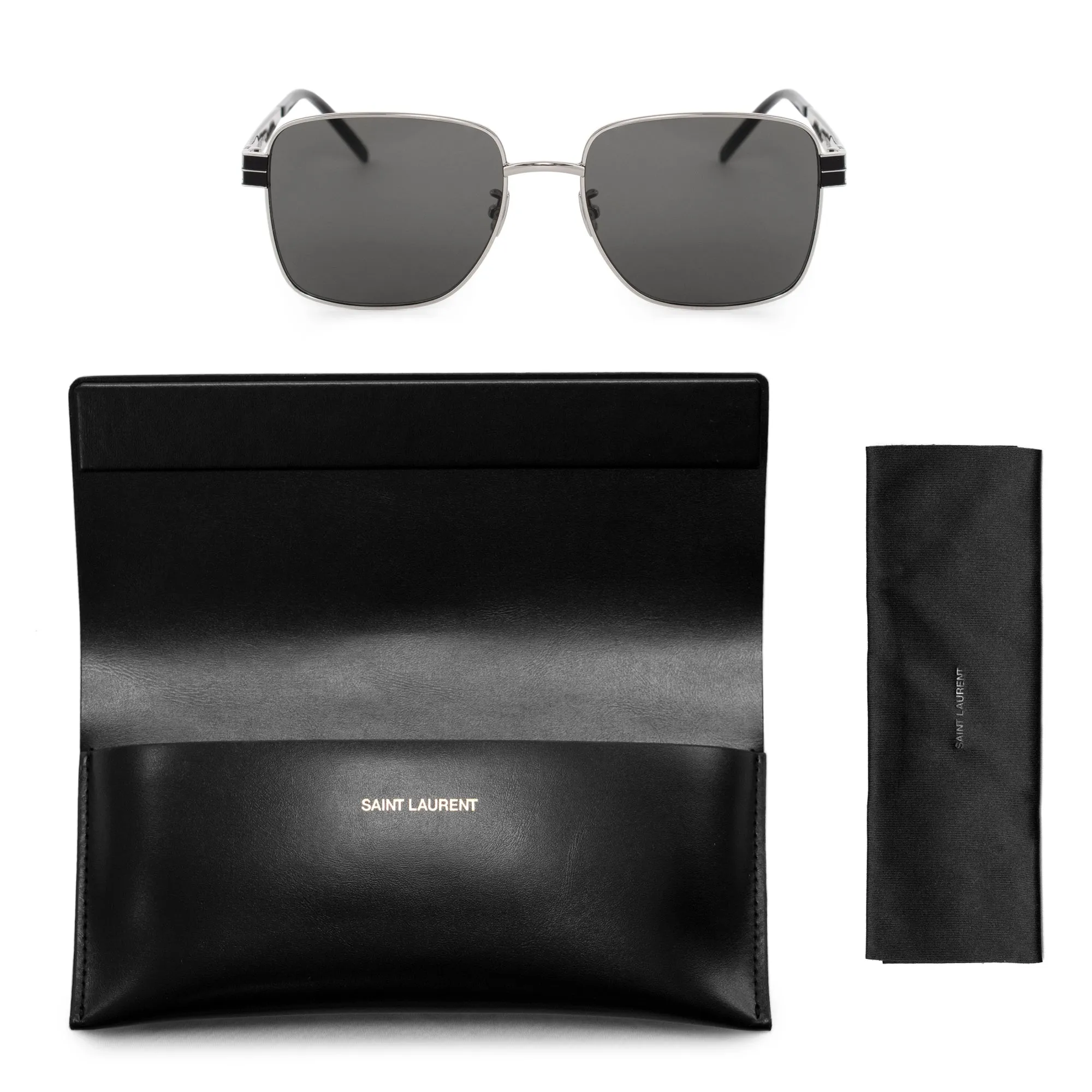 Saint Laurent Square Sunglasses SLM55 002 57