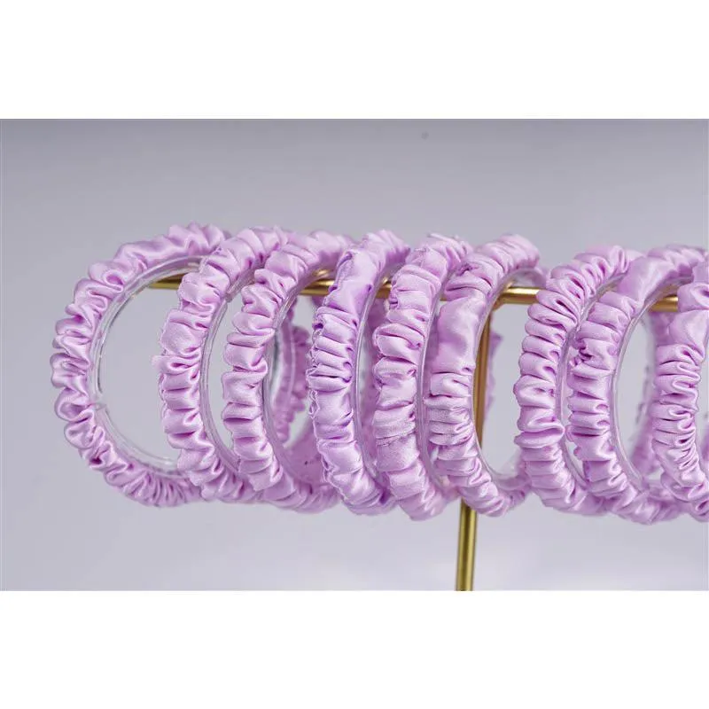 Sakura silk scrunchies mini
