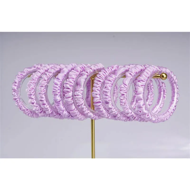 Sakura silk scrunchies mini