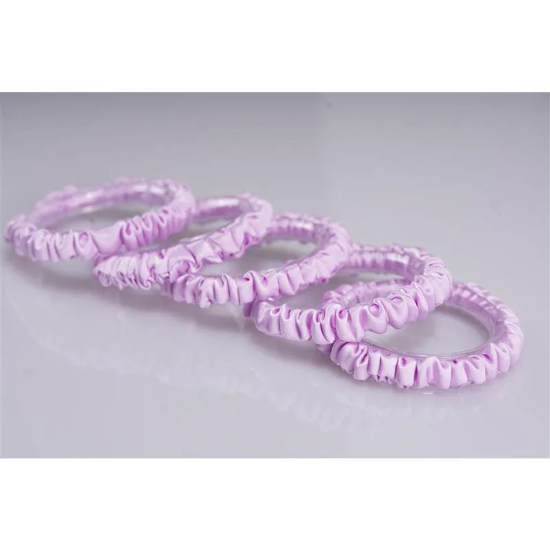 Sakura silk scrunchies mini