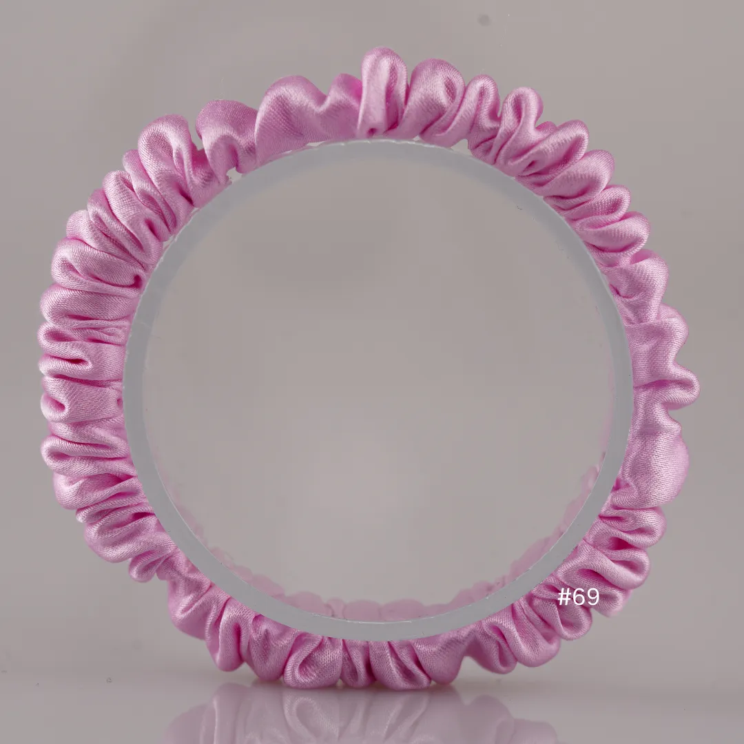 Sakura silk scrunchies mini