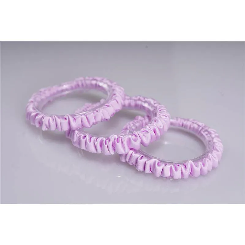 Sakura silk scrunchies mini