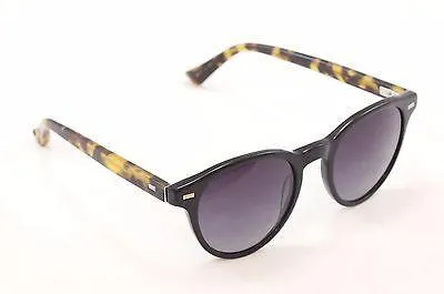 Sama Sunglasses Federico Black Matte Tortoise Gradient Lenses Japan 50-21-145