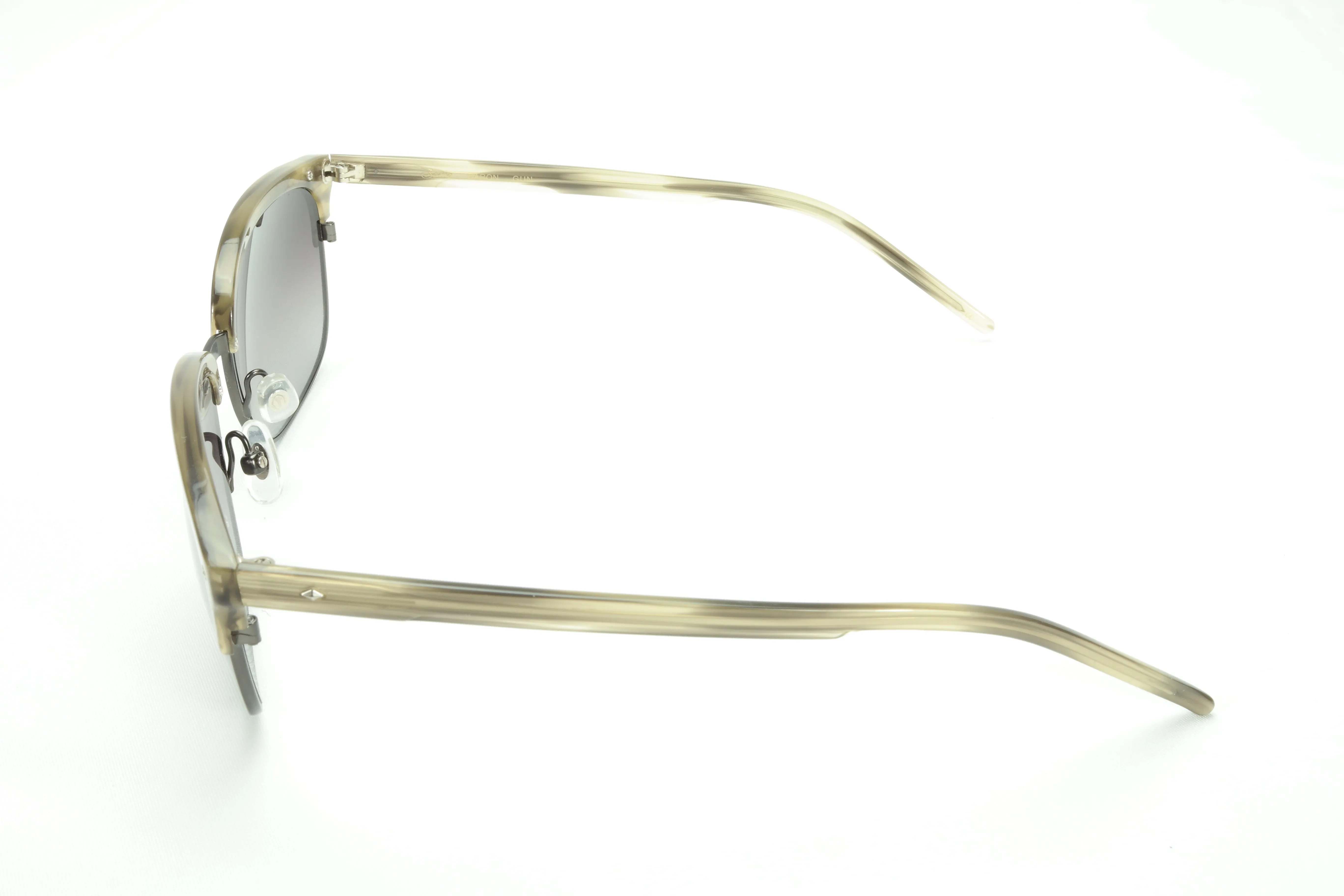 Sama Sunglasses Frame Baron  Plastic Titanium Gunmetal Japan Made 58-19-145