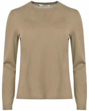 Sand Superfine Crewneck Sweater