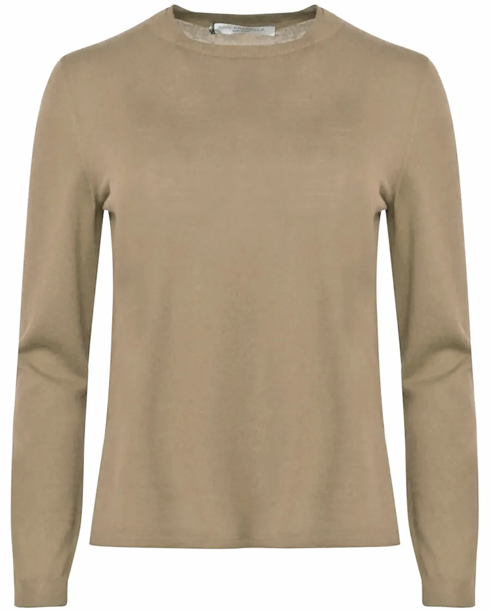 Sand Superfine Crewneck Sweater