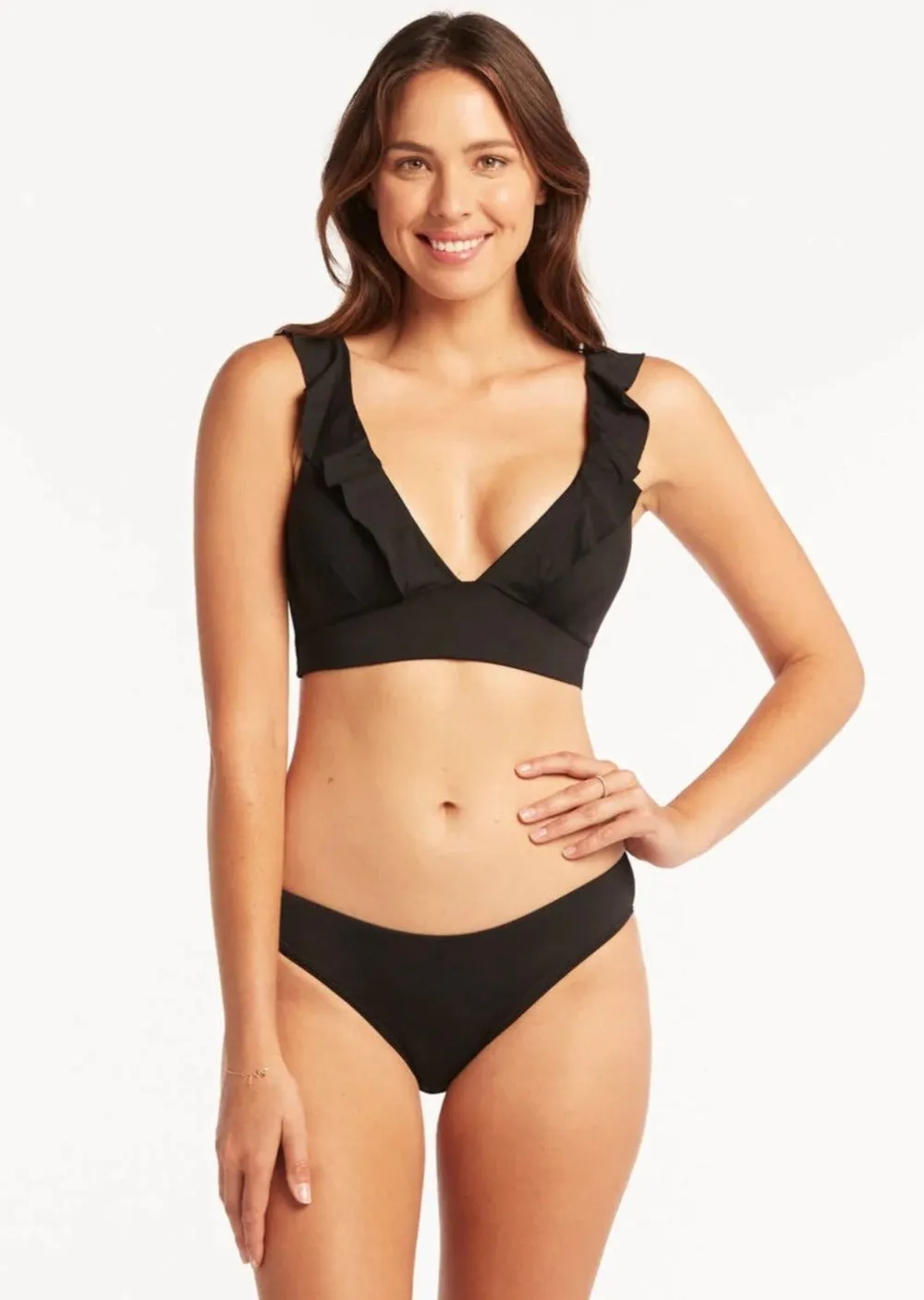 Sea Level Essentials Regular Bikini Pant Black