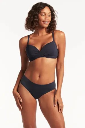 SEA LEVEL- WOMEN'S ECO ESSENTIALS MID BIKINI SWIM BOTTOM