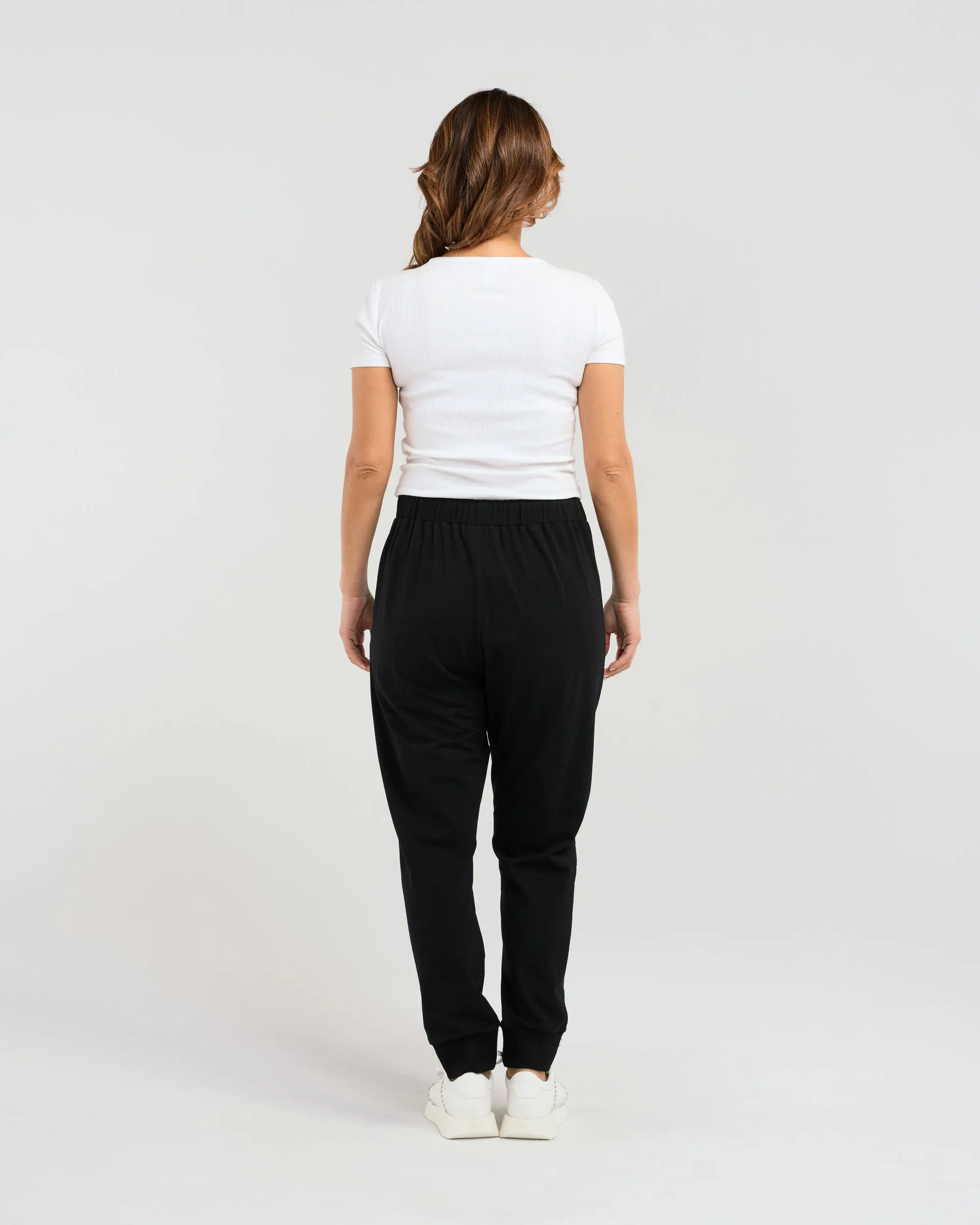 Seduce Drop Pocket Pant - Black/Paisley