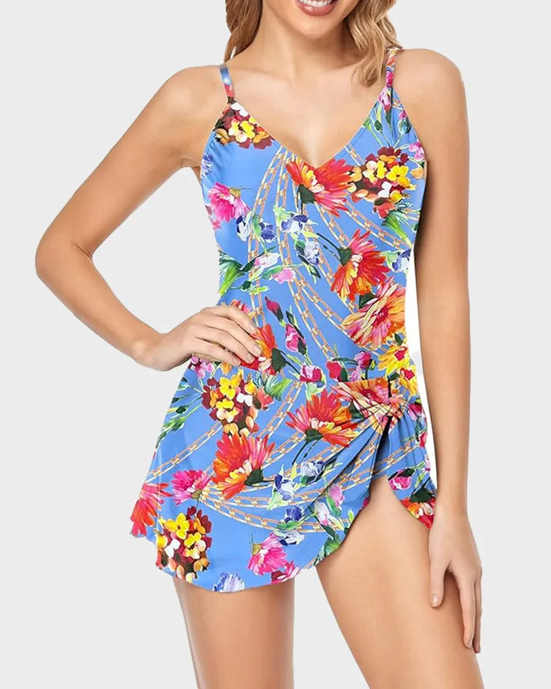 SheCurve? Women's Tummy Control Slim Fit Plus Size One Piece Swimsuit