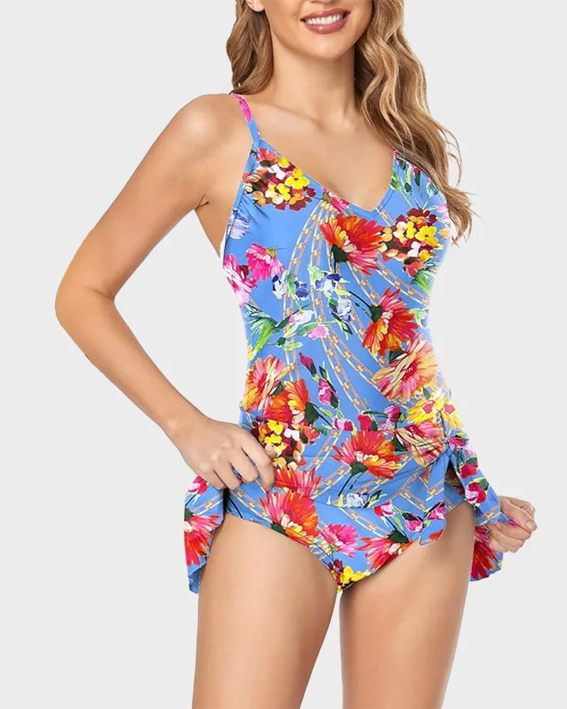 SheCurve? Women's Tummy Control Slim Fit Plus Size One Piece Swimsuit