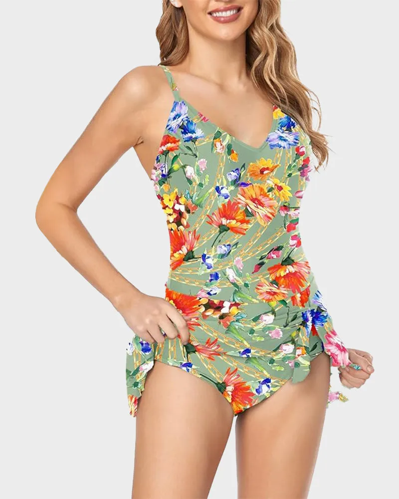 SheCurve? Women's Tummy Control Slim Fit Plus Size One Piece Swimsuit