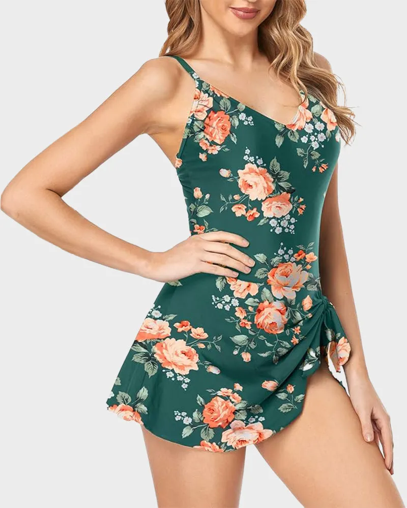 SheCurve? Women's Tummy Control Slim Fit Plus Size One Piece Swimsuit