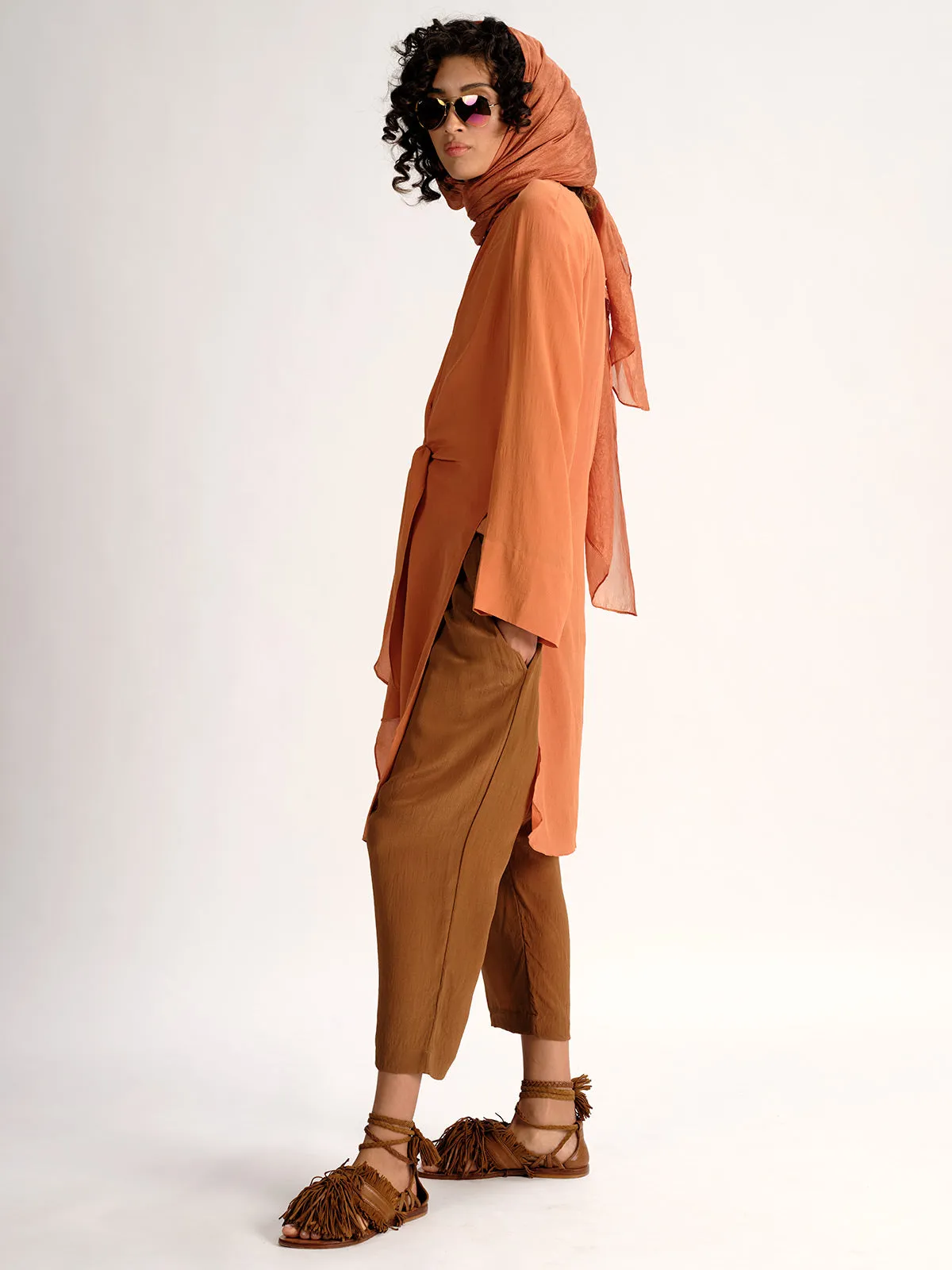 Silk Panel Coat