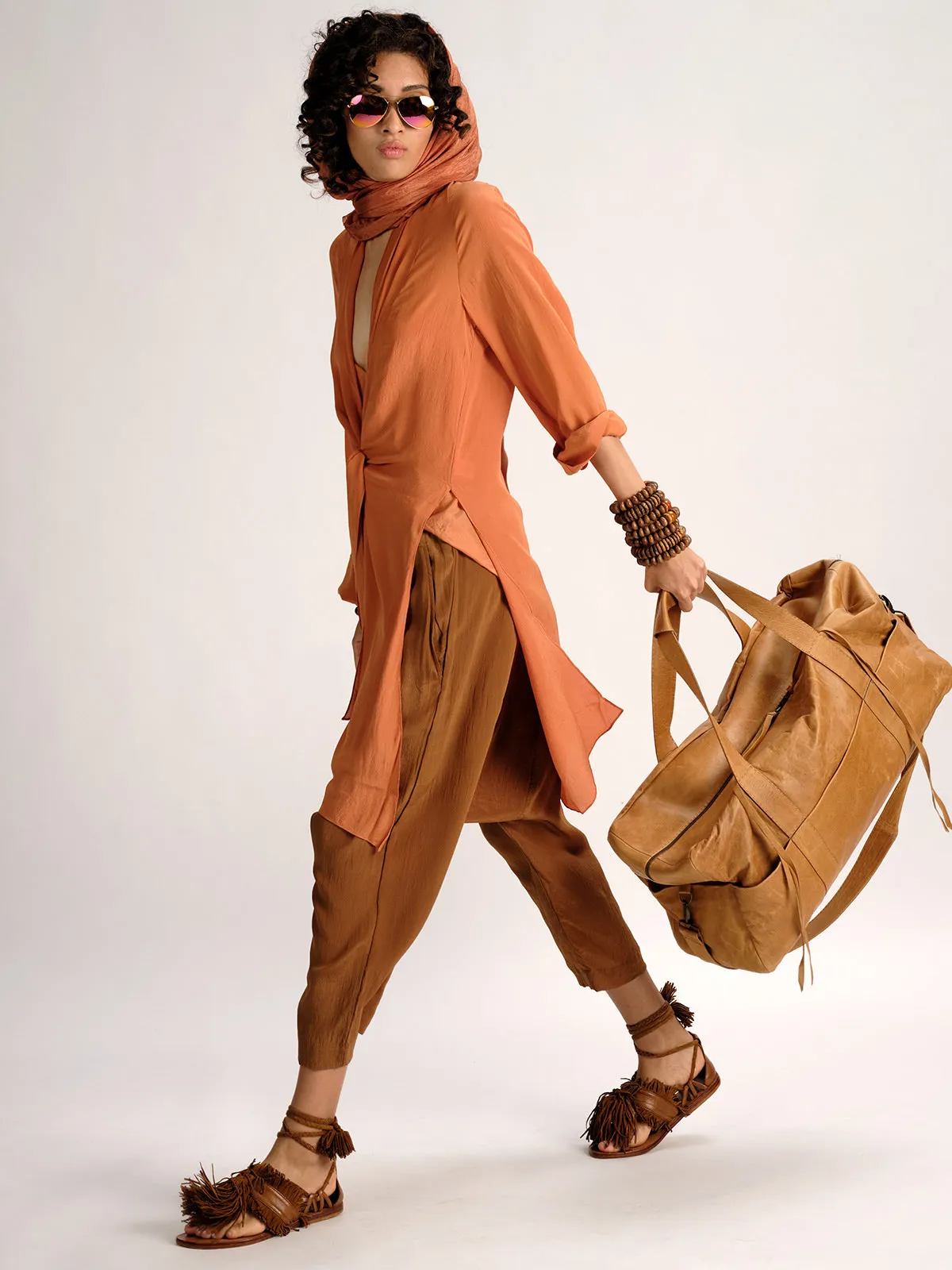 Silk Panel Coat
