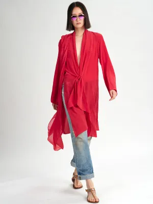 Silk Panel Coat