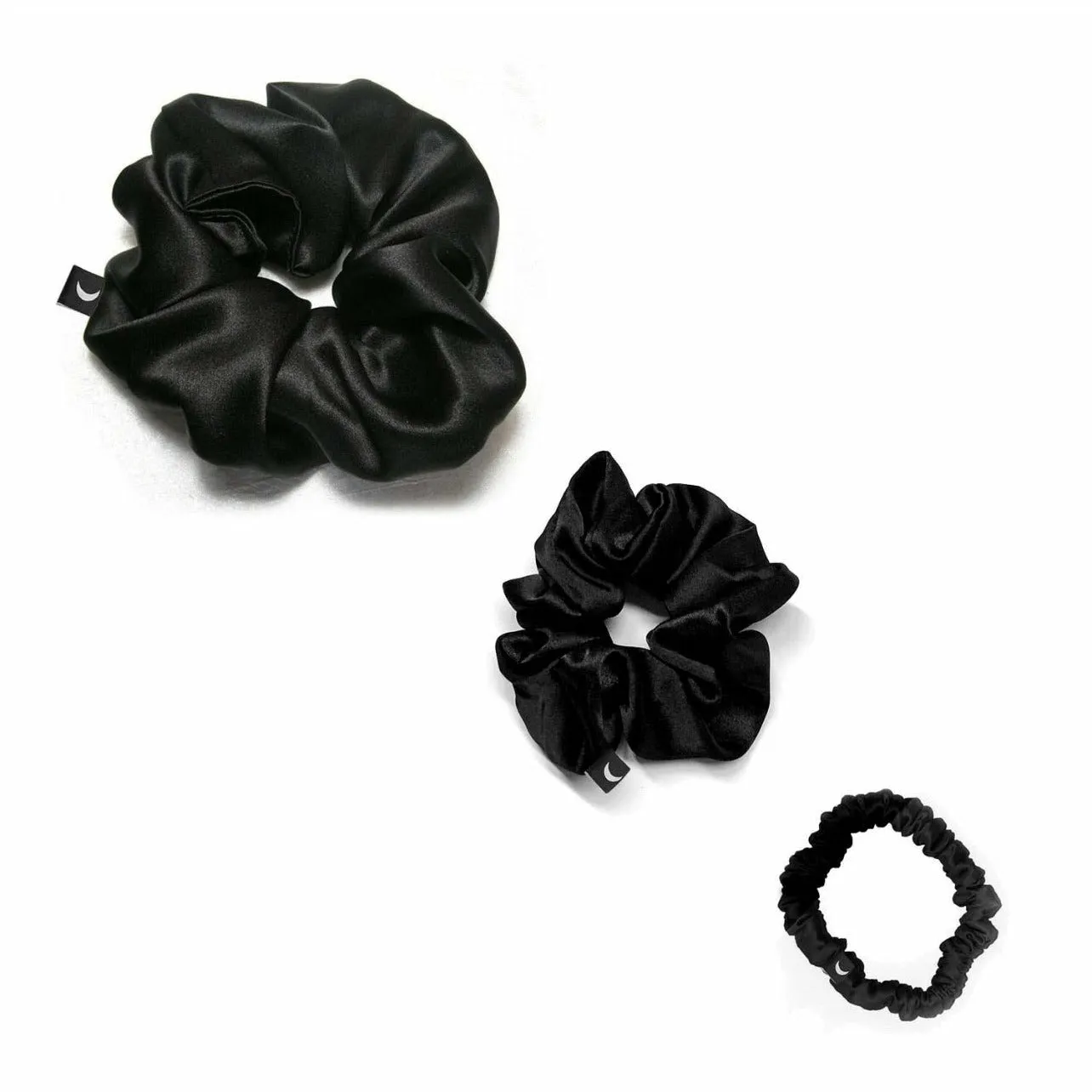 Silk Scrunchie Trio
